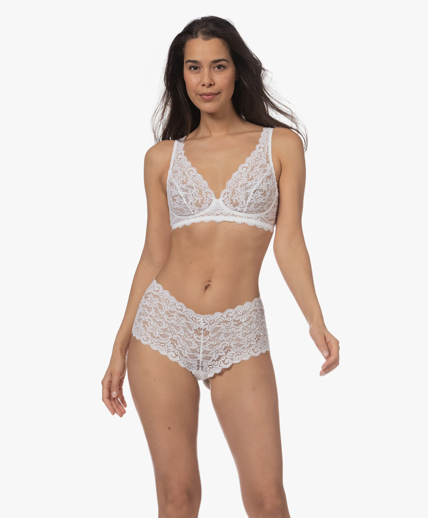 Hanro Moments Soft Cup Bh - Wit 3 Hanro Moments Soft Cup Bh - Wit - Afbeelding 3