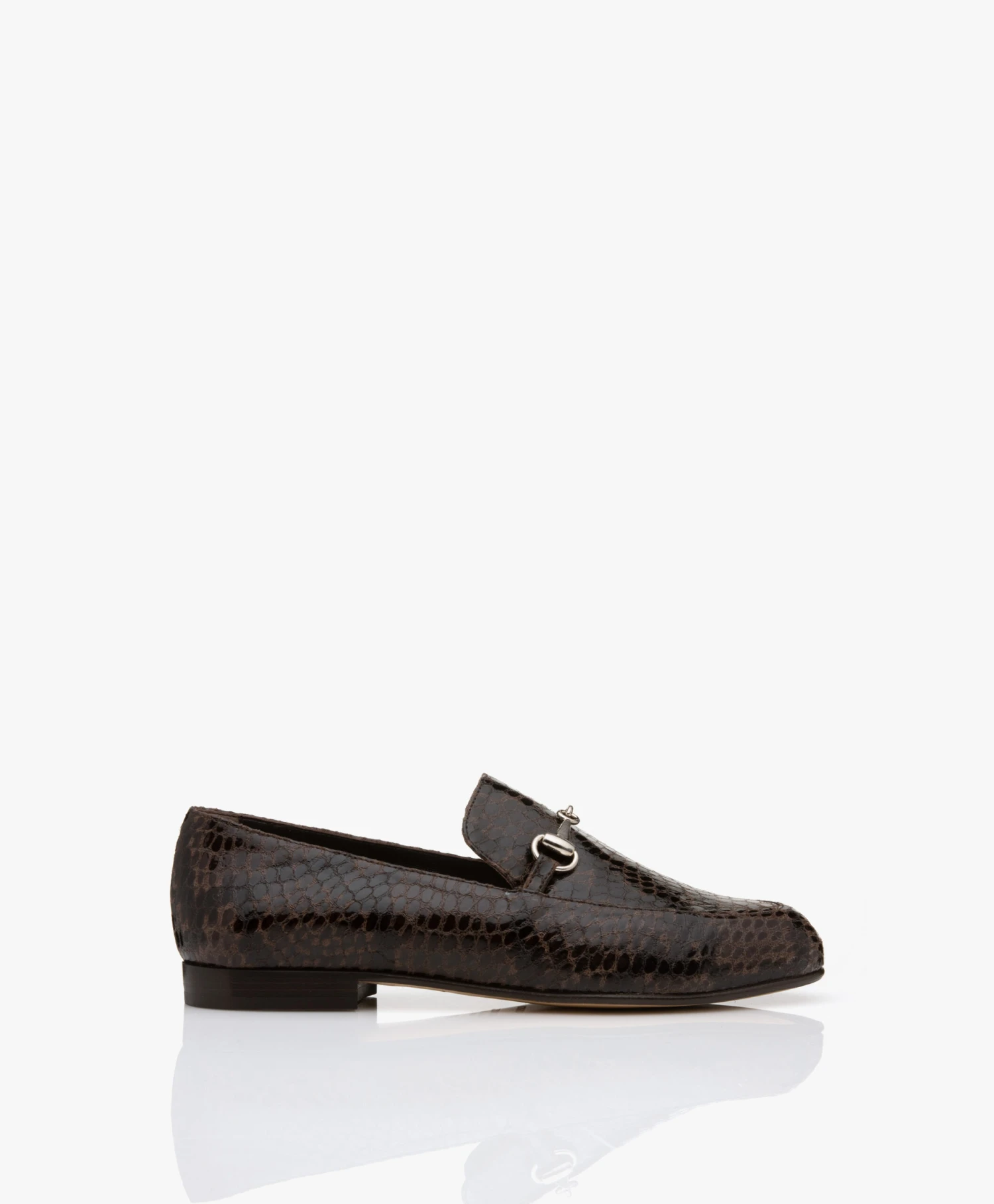 Panara Vipera Gestructureerde Loafers - Caffe 1 Panara Vipera Gestructureerde Loafers - Caffe