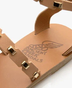 Ancient Greek Sandals Coco Leren Stud Sandalen - Natural -Mode Kleding 6255fdb9 9821 4f88 8c28 ceef1ae9d0e9 281