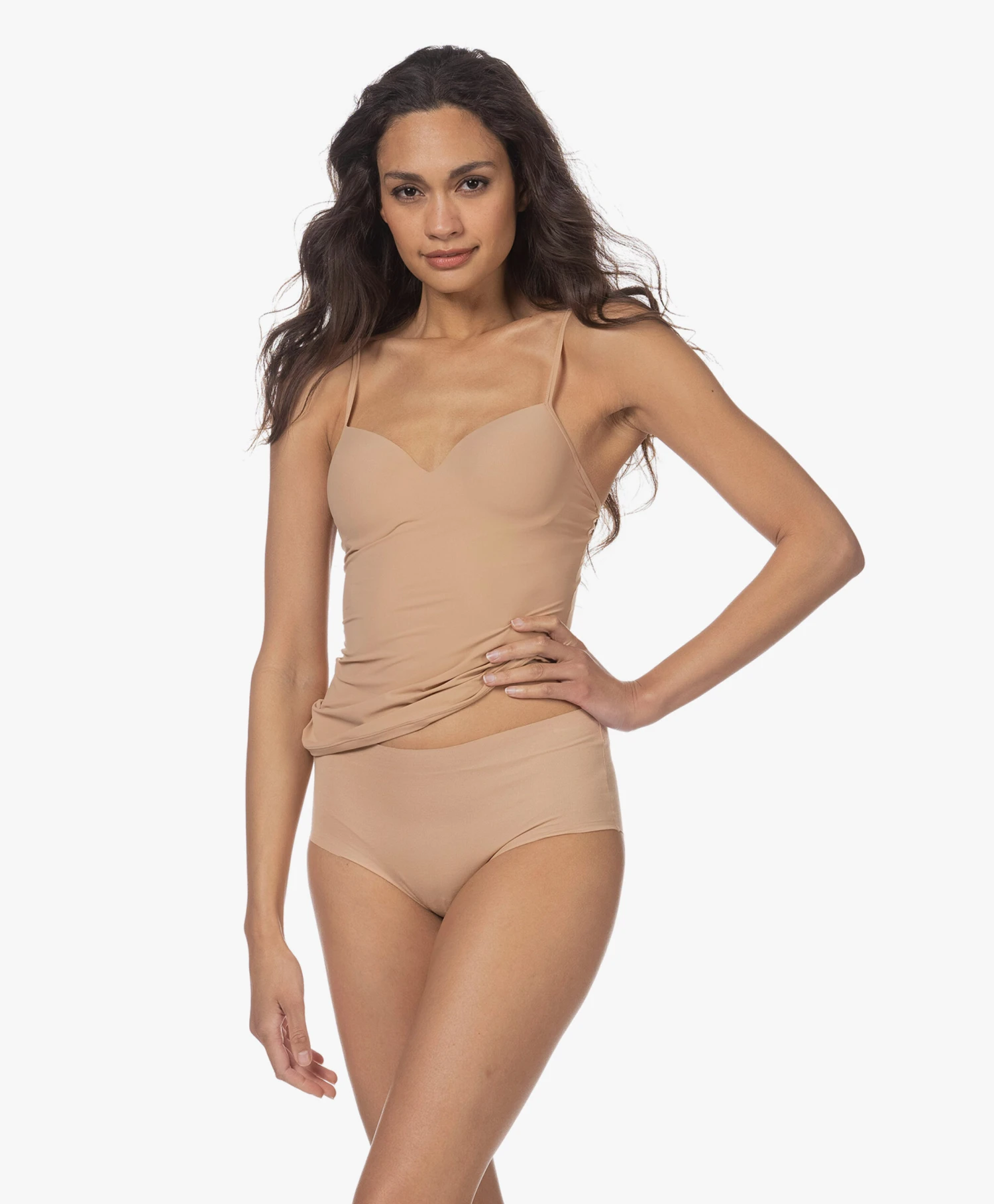 Hanro Allure Bh Camisole - Nude 8 Hanro Allure Bh Camisole - Nude - Afbeelding 8