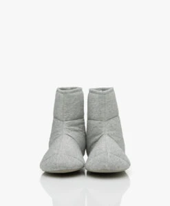 Skin Enkelhoge Gewatteerde Pantoffels - Grijs Mêlee -Mode Kleding 644a4489 19e6 400f 98f7 0250169bc8fd 04