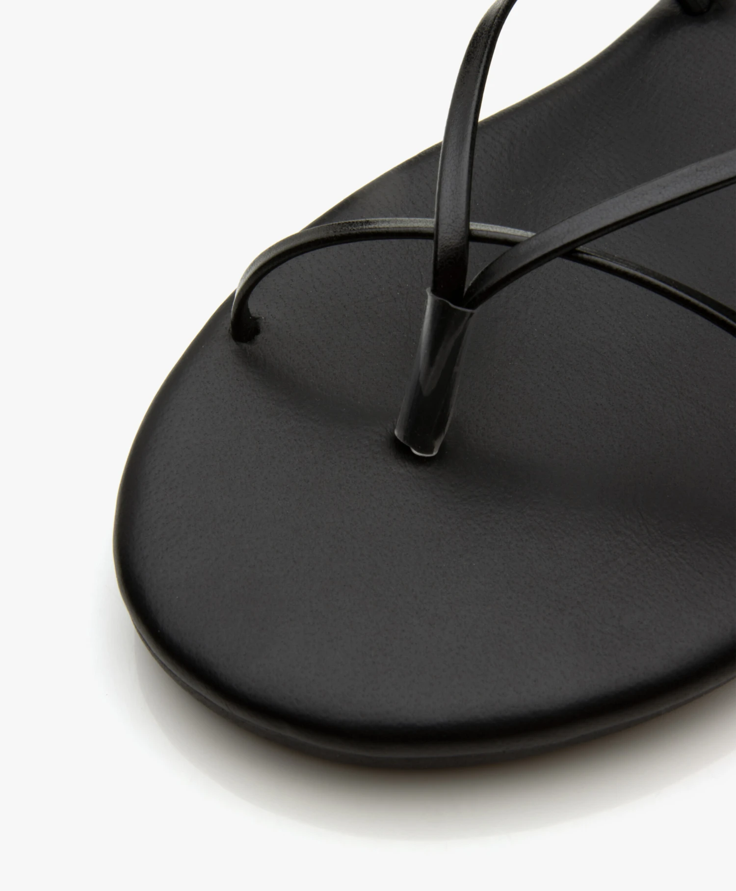 Ancient Greek Sandals String Flip Flop Leren Sandalen - Zwart 3 Ancient Greek Sandals String Flip Flop Leren Sandalen - Zwart - Afbeelding 3