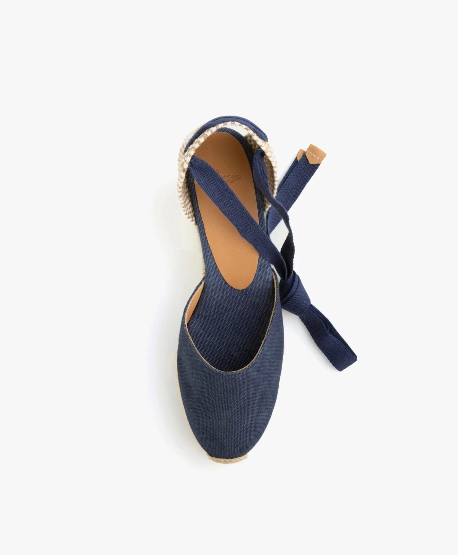 Castañer Carina 10Cm Canvas Sleehak Espadrilles - Azul Oscuro 8 Castañer Carina 10Cm Canvas Sleehak Espadrilles - Azul Oscuro - Afbeelding 8