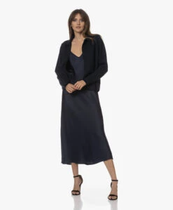 Resort Finest Satijnen Midi Slip Dress - Navy -Mode Kleding 6acb9fa7 545b 446b 8cf0 1d94230755cd 174