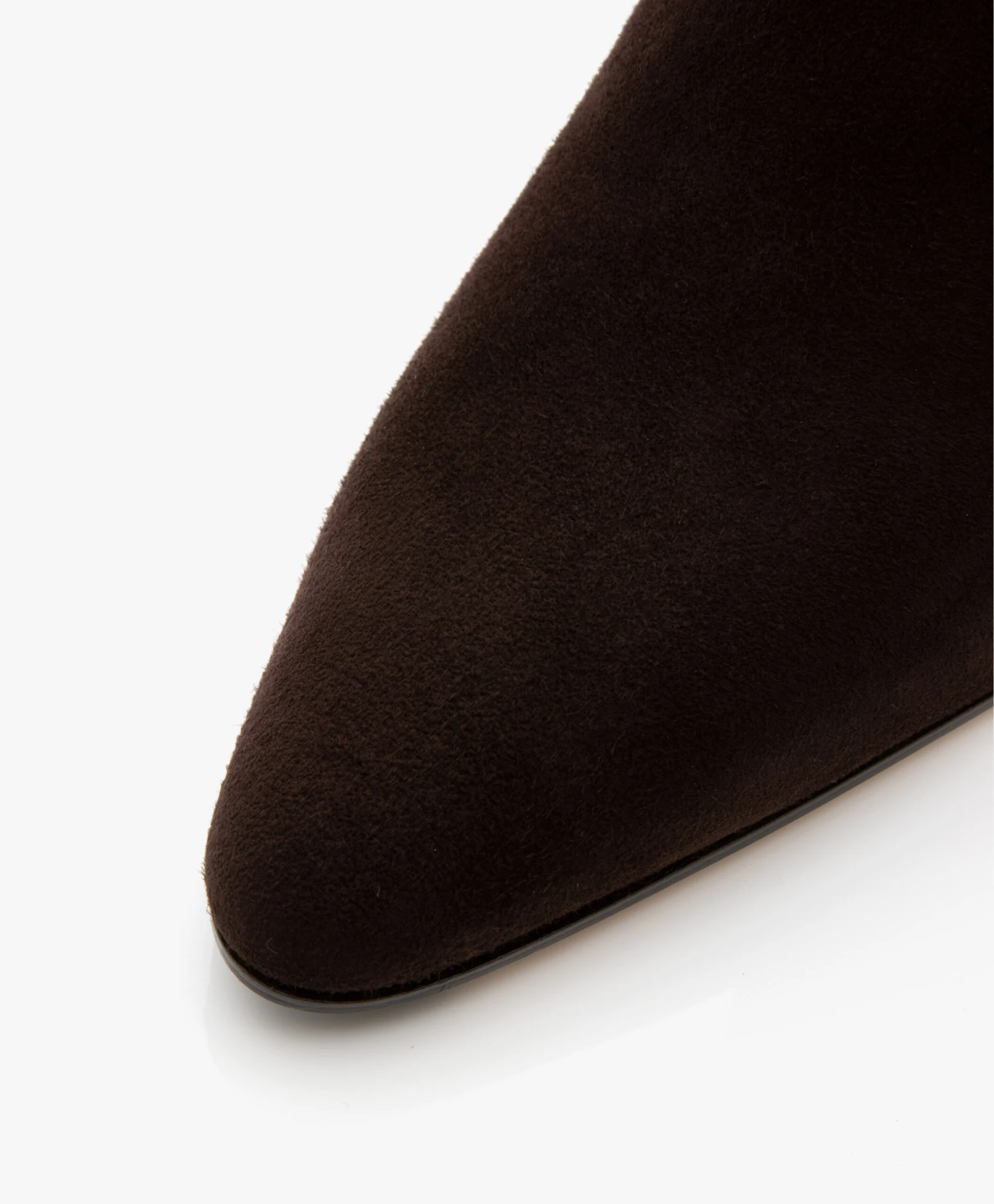 Panara Suède Leren Enkellaarzen - Donkerbruin 3 Panara Suède Leren Enkellaarzen - Donkerbruin - Afbeelding 3