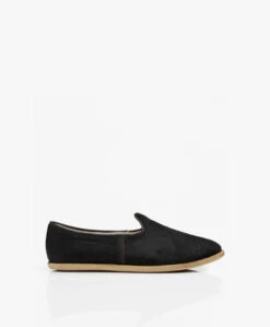 Surée Hairy Leren Loafers - Zwart