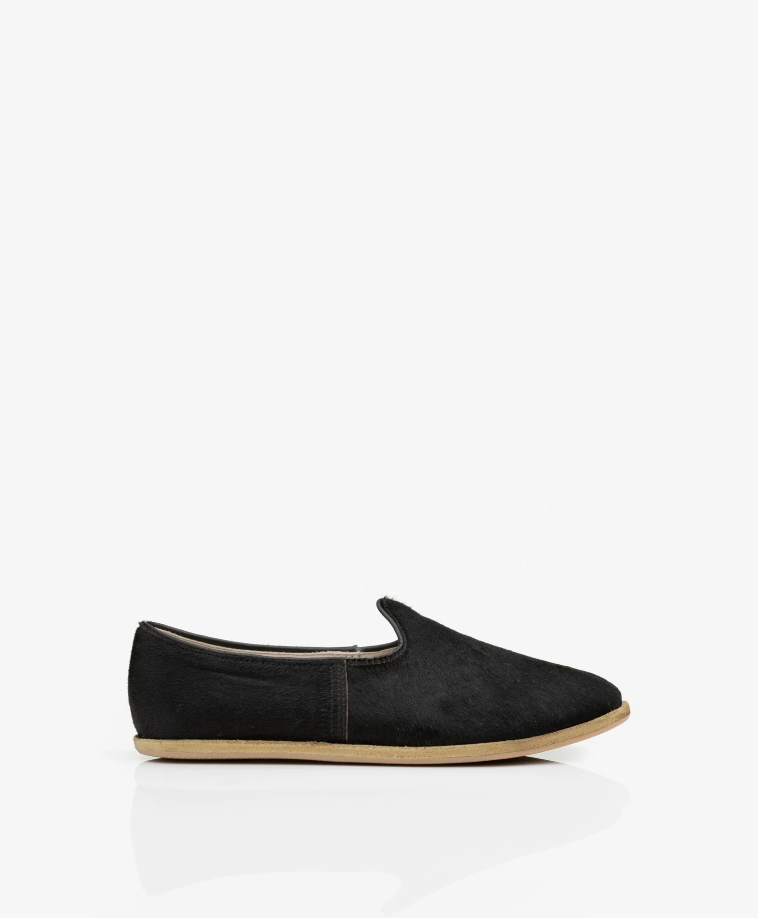 Surée Hairy Leren Loafers - Zwart 1 Surée Hairy Leren Loafers - Zwart