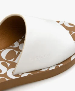 See By Chloé Essie Leren Slippers - Wit -Mode Kleding 6ec51c30 74ca 4564 a0ed f4be70d98f99 06