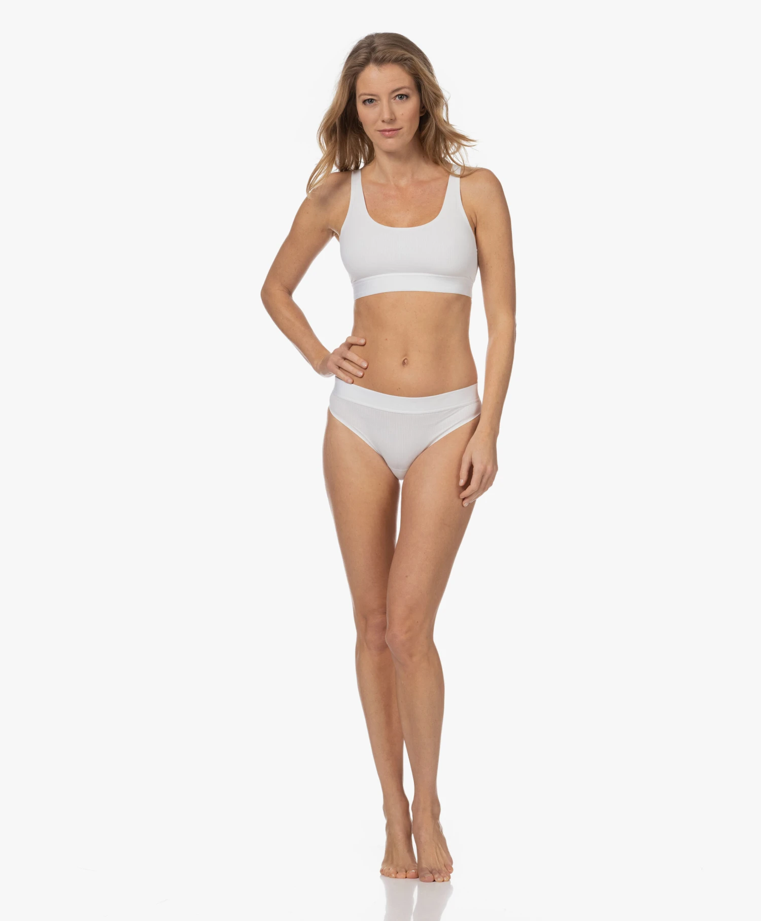 Wolford Beauty Cotton Rib Slip - Pearl 13 Wolford Beauty Cotton Rib Slip - Pearl - Afbeelding 13