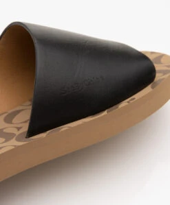 See By Chloé Essie Leren Slippers - Zwart -Mode Kleding 6ed6e8e7 74f9 4d30 828b 7d0abca9b4ff 02