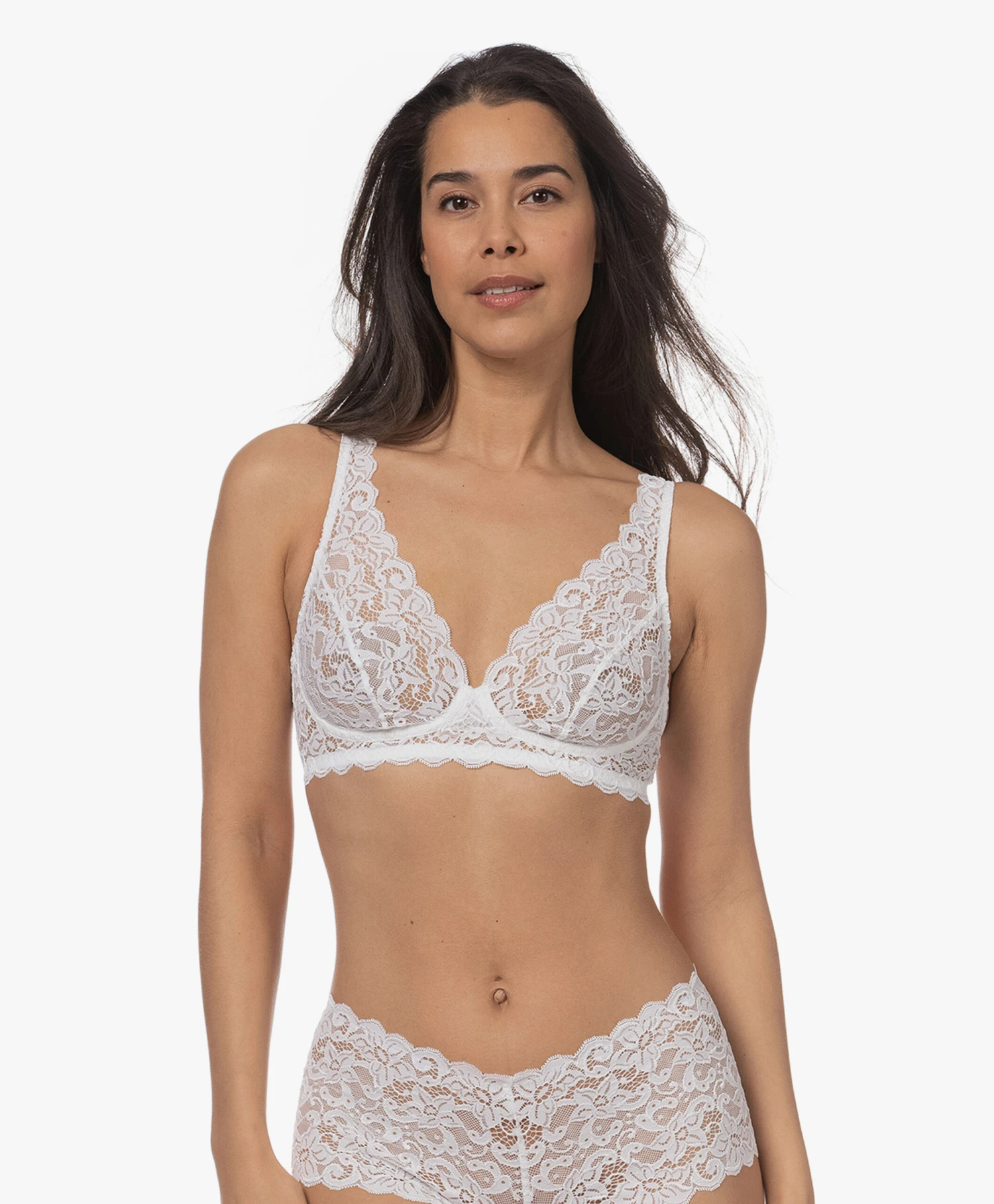 Hanro Moments Soft Cup Bh - Wit 7 Hanro Moments Soft Cup Bh - Wit - Afbeelding 7