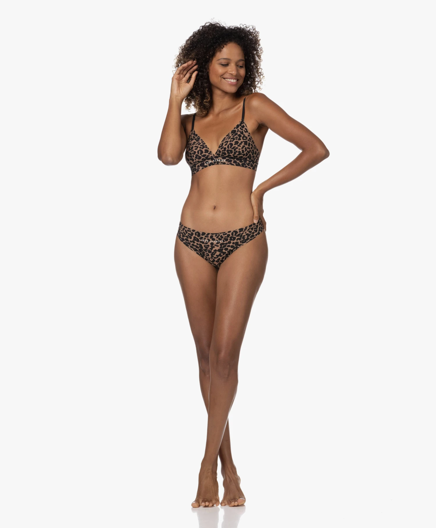 Love Stories Lou Naadloze Luipaardprint String - Leopard 2 Love Stories Lou Naadloze Luipaardprint String - Leopard - Afbeelding 2