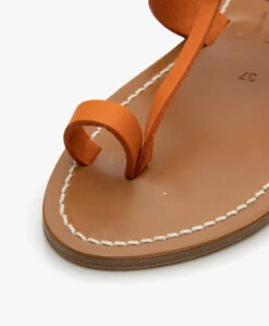K. Jacques St. Tropez Ganges Leren Teensandalen - Mandarine 15 K. Jacques St. Tropez Ganges Leren Teensandalen - Mandarine -Mode Kleding 71c8cd16 33c2 4b5e bdfd 85f1527d6569 252
