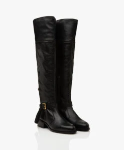 See By Chloé Lory Leren Overknee Laarzen - Zwart 12 See By Chloé Lory Leren Overknee Laarzen - Zwart -Mode Kleding 7340d5b2 515f 432a b150 e29e726b0fbf 01