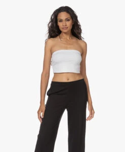Skin Luna Pima Katoenen Bandeau Top - Wit -Mode Kleding 7364cacf 4a7c 46a1 8d73 9489dbcf778d 154