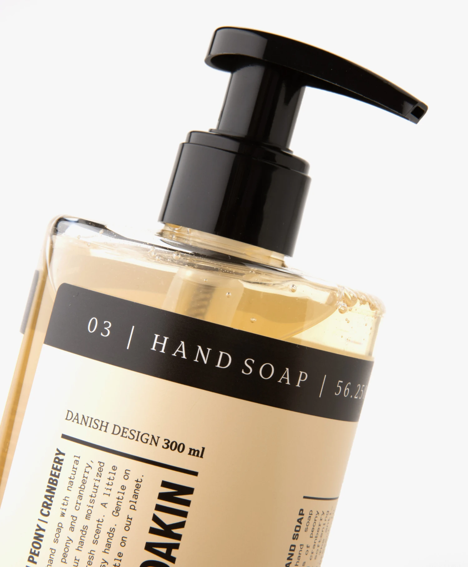 Humdakin 300Ml Handzeep - Pioenroos & Cranberry 2 Humdakin 300Ml Handzeep - Pioenroos & Cranberry - Afbeelding 2