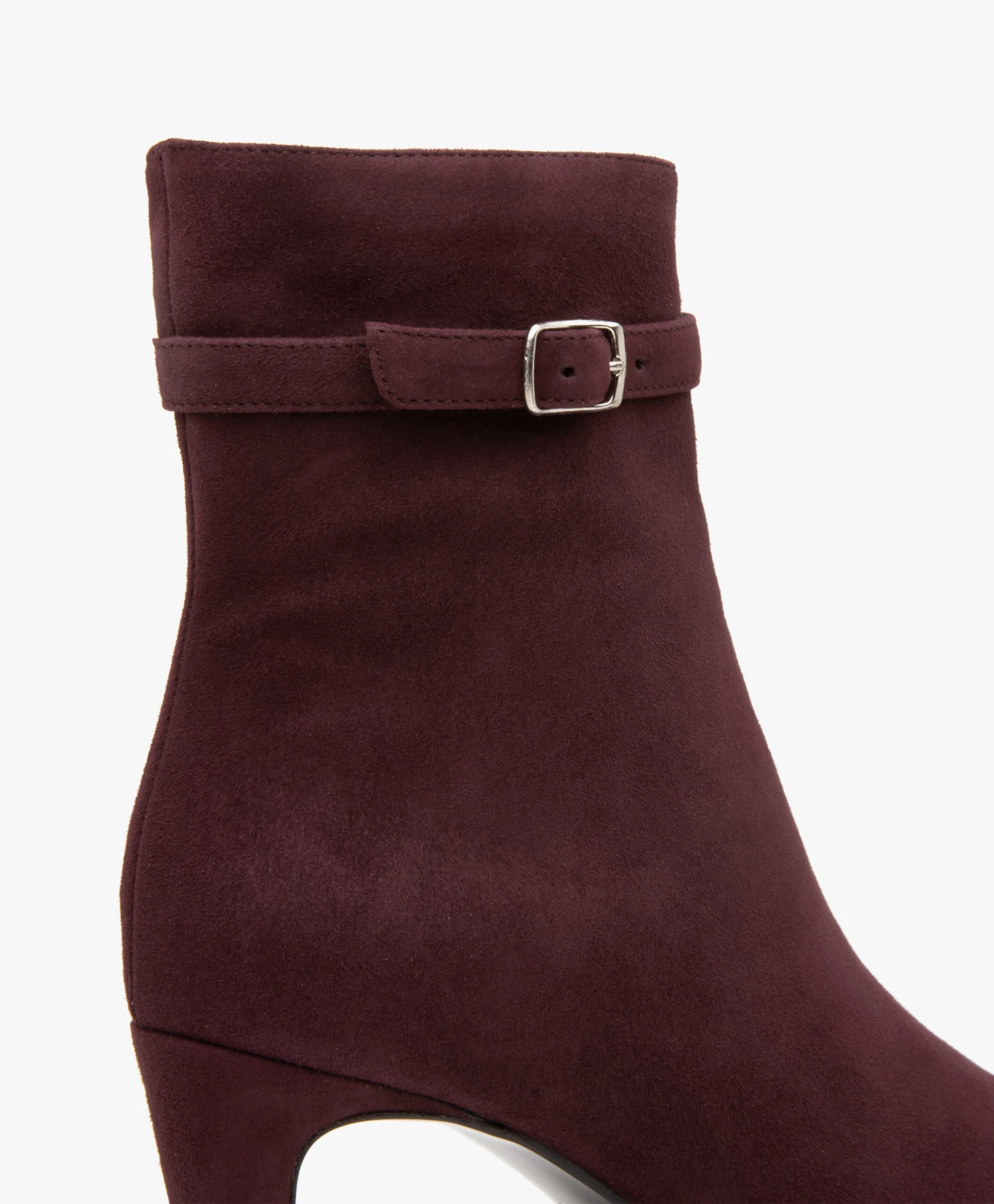 Panara Suède Leren Enkellaarzen - Melanzana 6 Panara Suède Leren Enkellaarzen - Melanzana - Afbeelding 6