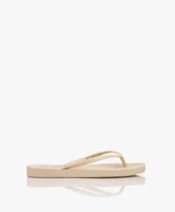 Sleepers Tapered Teenslippers Van Natuurlijk Rubber - Eggnog