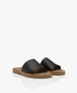 See By Chloé Essie Leren Slippers - Zwart -Mode Kleding 7943beb8 b82b 40b3 aa94 c1eae2ab9d43 05