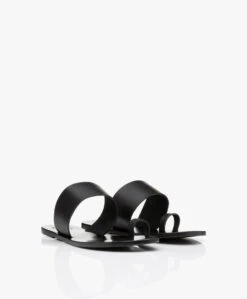 Atp Atelier Astrid Leren Teenslippers - Zwart -Mode Kleding 798d079d 3772 46dd b416 8da3b488bb9f 6192