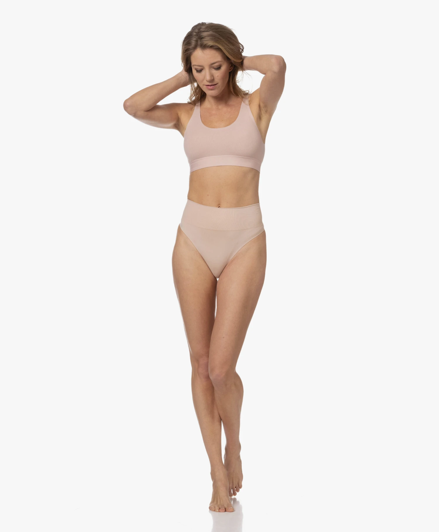 Wolford Light Shaping Naadloze High-Rise String - Clay 5 Wolford Light Shaping Naadloze High-Rise String - Clay - Afbeelding 5