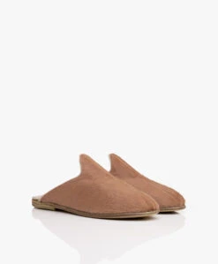 Surée Hairy Leren Mules - Desert -Mode Kleding 7c9ad4c2 c1ec 46d4 8c04 4f09eb61ef0f 223