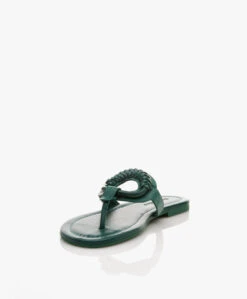 See By Chloé Hana Leren Slippers - Medium Groen -Mode Kleding 7ce53f91 92b4 427c a7b8 9d01596af9b8 148