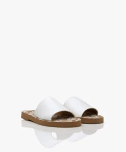 See By Chloé Essie Leren Slippers - Wit -Mode Kleding 7e61c394 c694 4f97 bfa6 d85ccc0c1a6d 02
