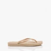 Sleepers Tapered Teenslippers Van Natuurlijk Rubber - Beige