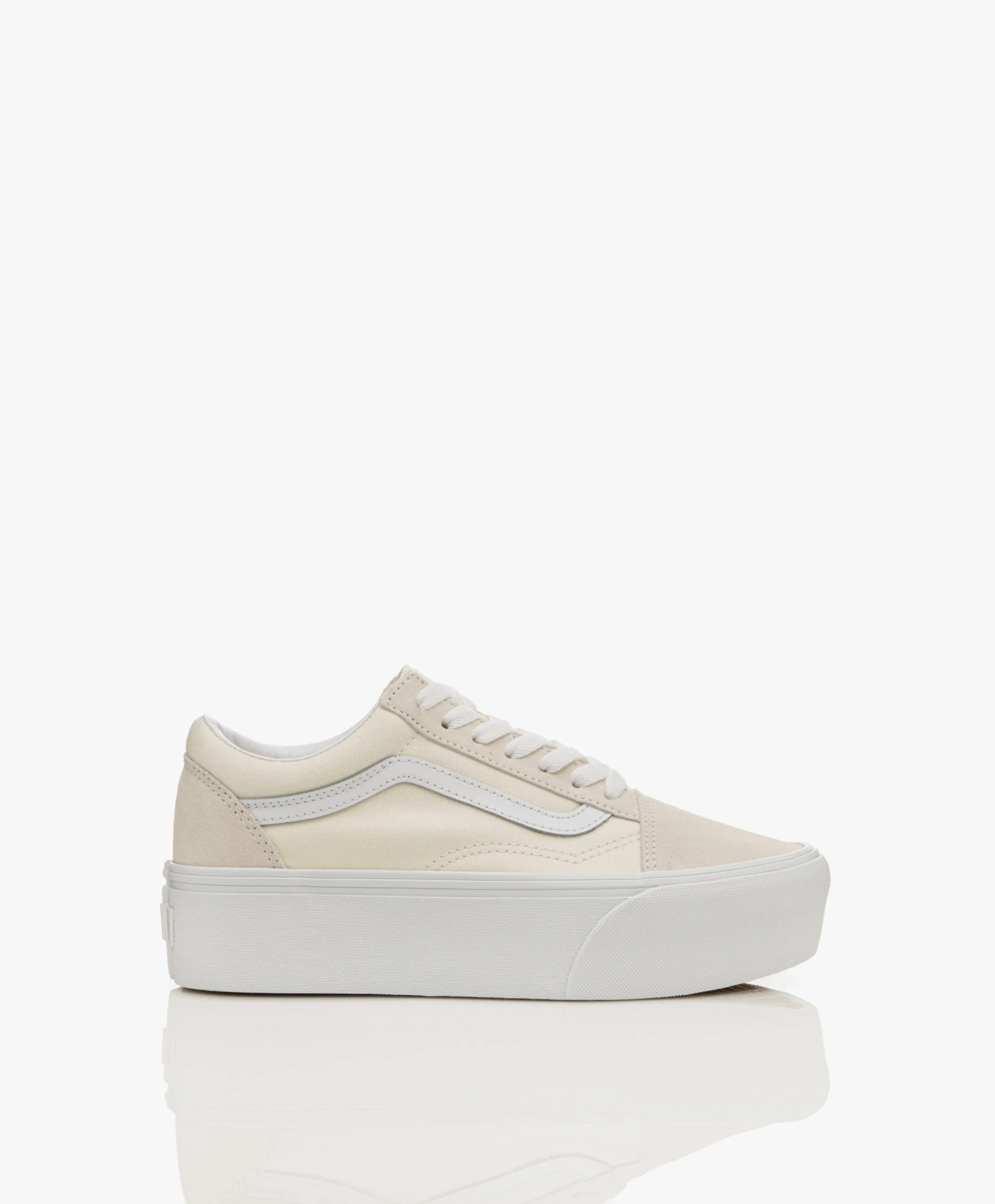 Vans Old Skool Stackform Sneakers - Marshmallow 1 Vans Old Skool Stackform Sneakers - Marshmallow