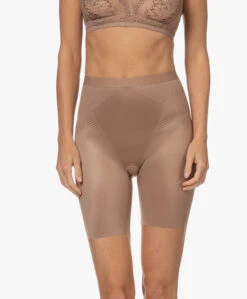 Spanx® Thinstincts 2.0 Mid-Thigh Short - Cafe Au Lait -Mode Kleding 821133c8 9315 4035 b73e f852f04d35ad 76