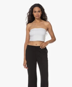 Skin Luna Pima Katoenen Bandeau Top - Wit -Mode Kleding 82b135c2 7e96 48bf b09b c6557833ba8c 158