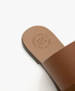 Atp Atelier Astrid Leren Teenslippers - Brandy -Mode Kleding 82bd1444 e426 424d a732 0c37902020f8 03