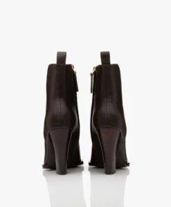 Alias Mae Tayla Leren Enkellaarzen Met Puntneus - Choc -Mode Kleding 82db0332 fb96 4f4b 97c6 ee29964db4cc 622