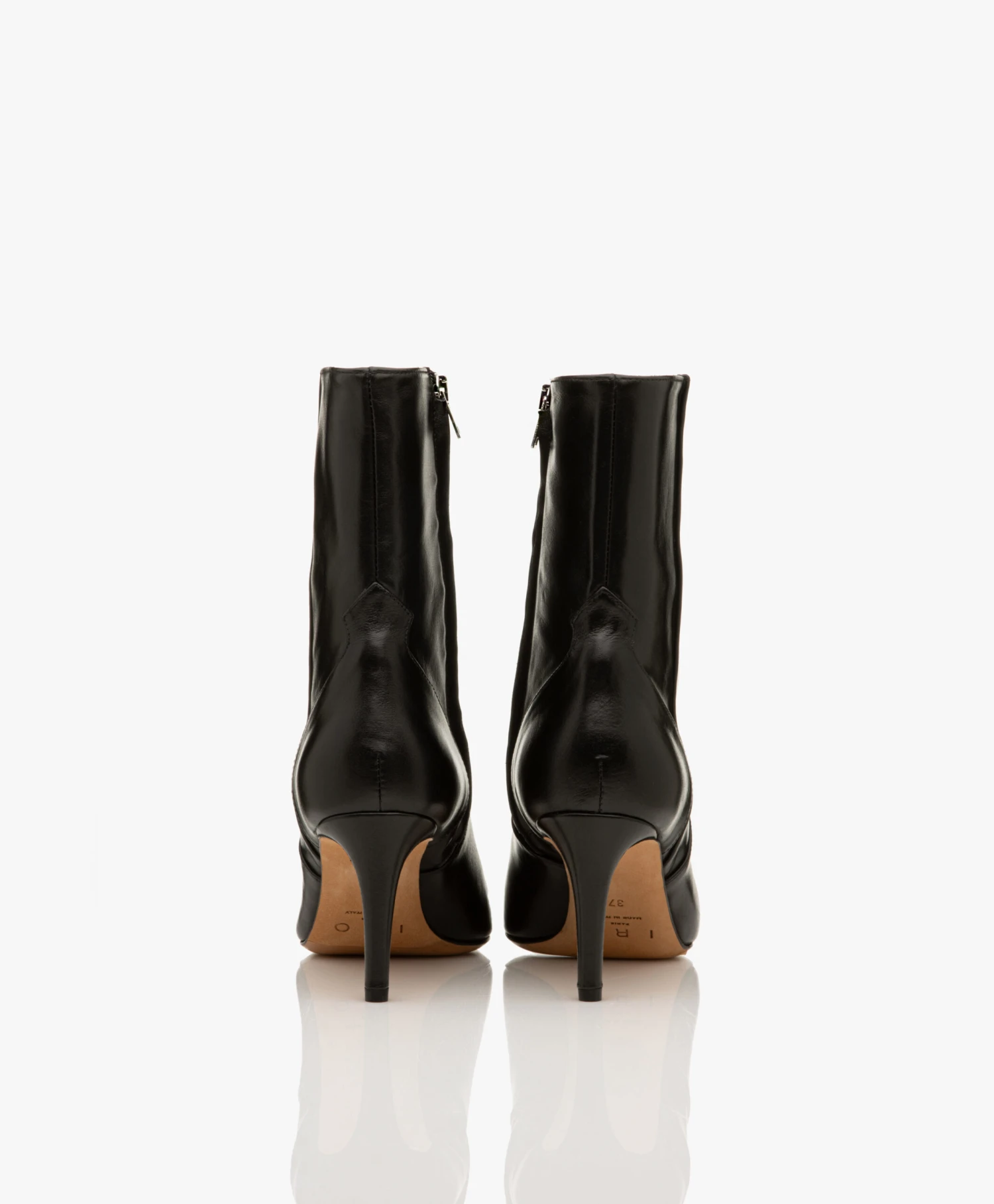 Iro Davy Match Leren Enkellaarzen - Zwart 10 Iro Davy Match Leren Enkellaarzen - Zwart - Afbeelding 10