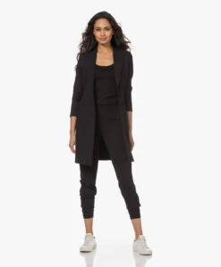 Japantky Yone Lange Travel Jersey Blazer - Diepzwart -Mode Kleding 85641 77515 34104 83375 73343.CR3 aac63b34 6c39 4ec7 89a6 69b796535419