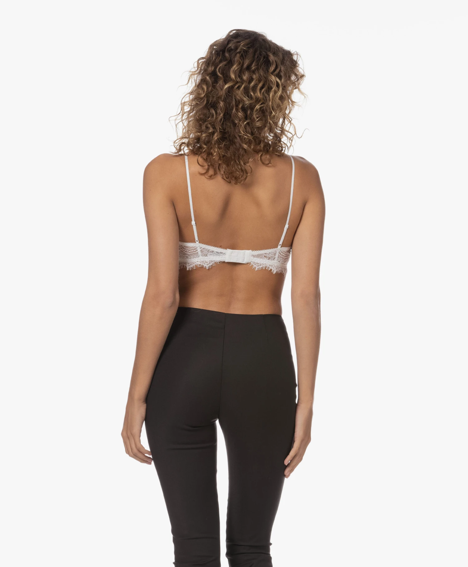 Anine Bing Lace Bra With Trim - Ivory 4 Anine Bing Lace Bra With Trim - Ivory - Afbeelding 4