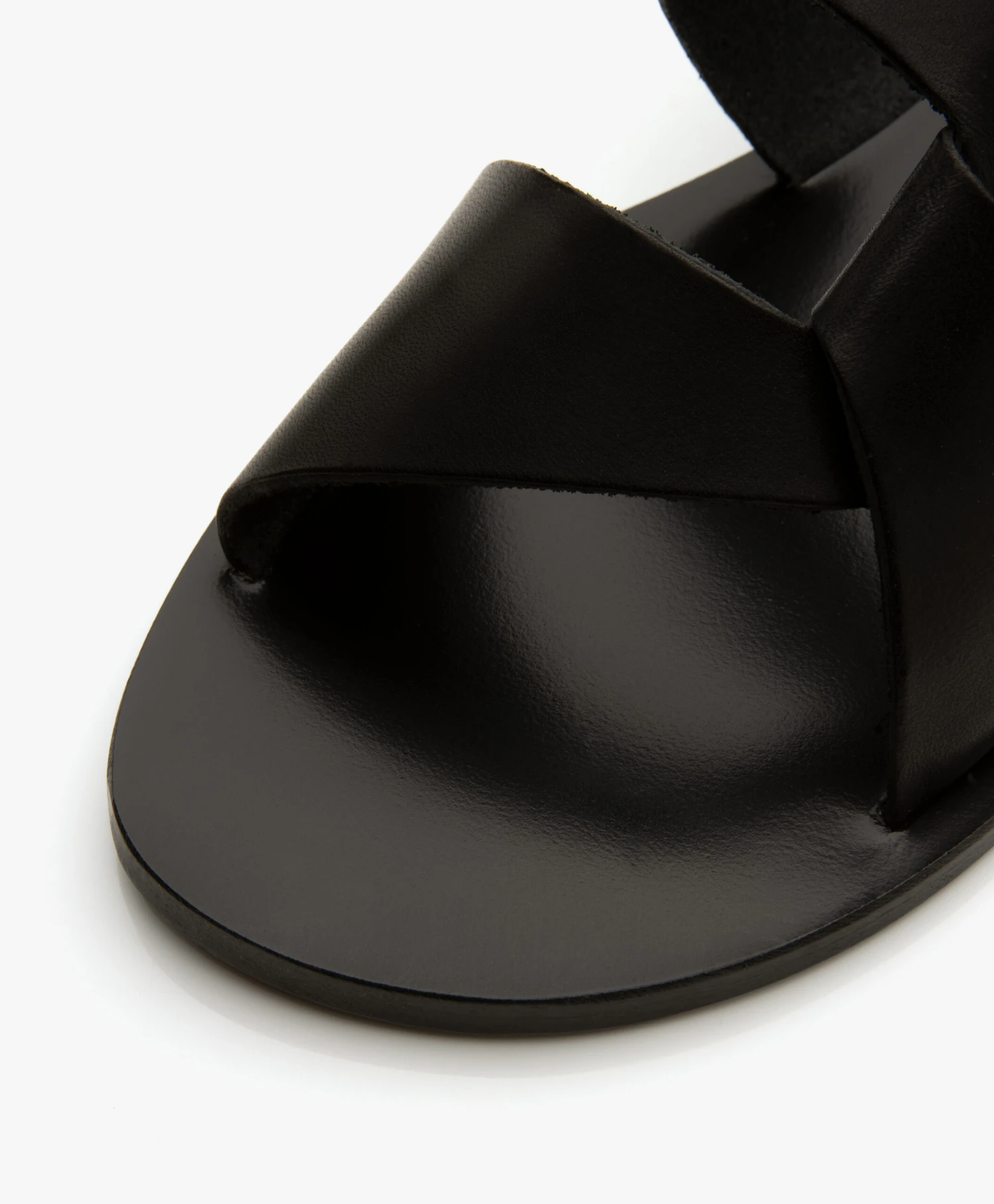 Atp Atelier Allai Leren Slippers - Zwart 4 Atp Atelier Allai Leren Slippers - Zwart - Afbeelding 4