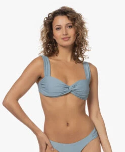 Viveh Azotic Bandeau Bikini Top - Gloom