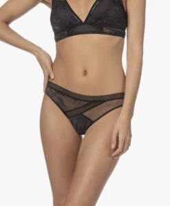 Calvin Klein Mesh En Kanten Slip - Zwart -Mode Kleding 8c8c3ca3 09a2 4593 b26b 8fc216035f70 121