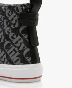 See By Chloé Aryana High-Top Logo Sneakers - Grijs/Zwart -Mode Kleding 8cd46048 d3eb 4b4e 95c7 86d1626fbbf0 117