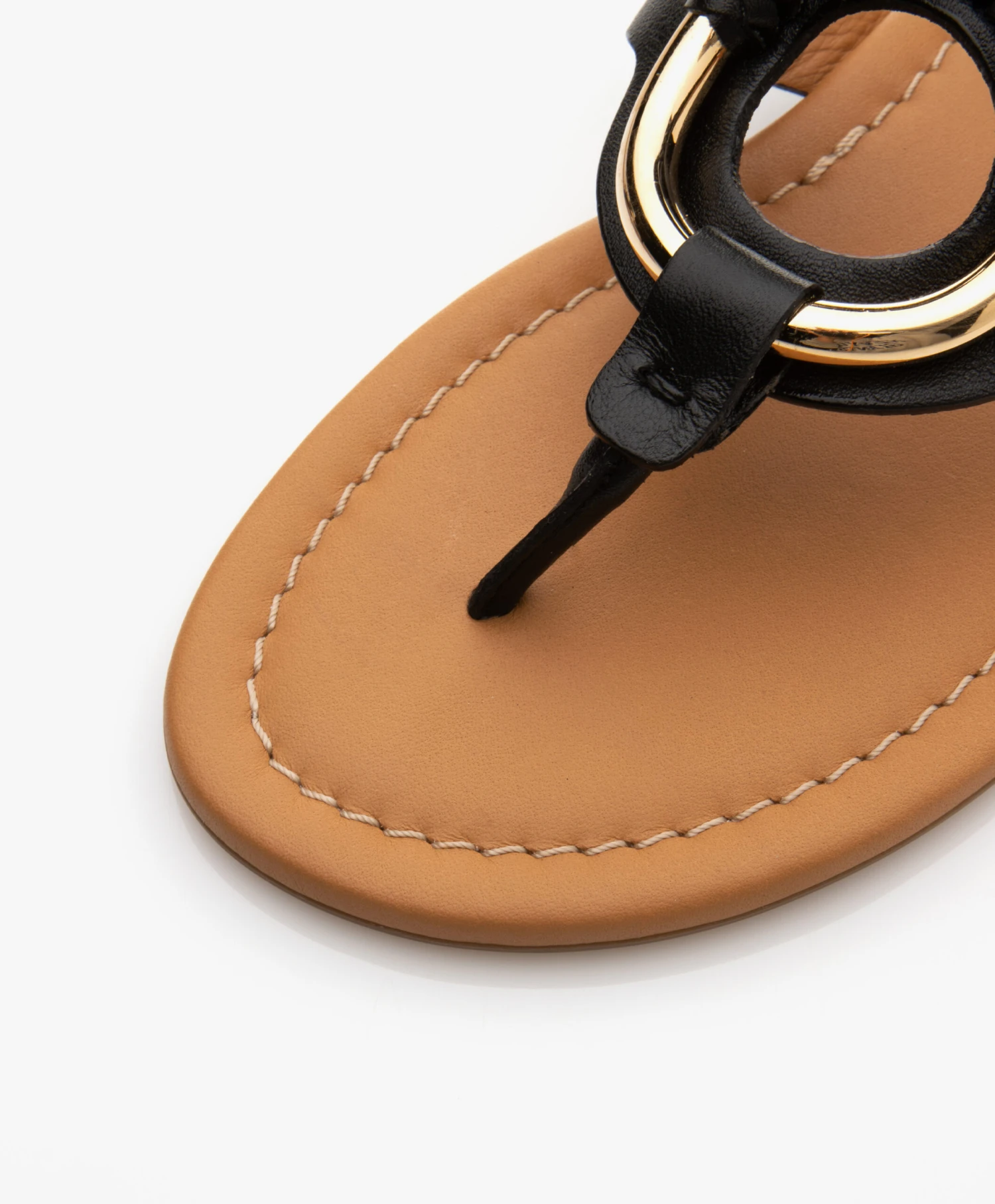 See By Chloé Hana Leren Slippers - Zwart/Bruin 5 See By Chloé Hana Leren Slippers - Zwart/Bruin - Afbeelding 5