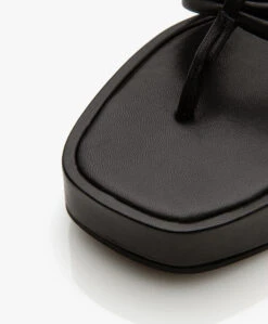 Filippa K Lamsleren Flatform Flip Flop Slippers - Zwart -Mode Kleding 8d3d9d0c 8217 48c1 9e65 554e21956805 04