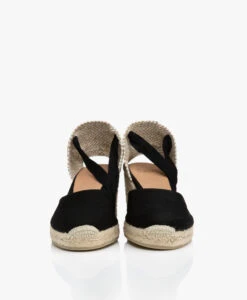 Castañer Carina 7Cm Canvas Sleehak Espadrilles - Zwart -Mode Kleding 8deccc9b b6f4 48ff 978d a450181b2311 04