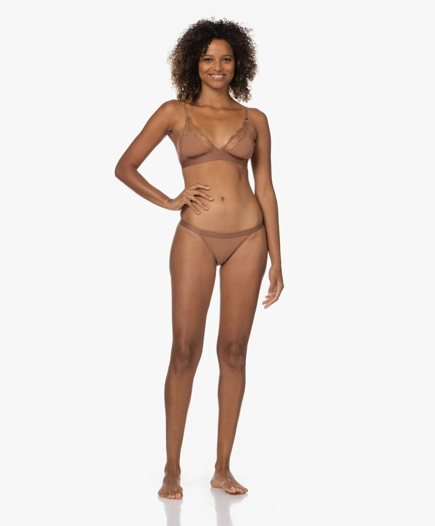 Love Stories Wild Rose Lace Slip - Medium Bruin/Mokka 13 Love Stories Wild Rose Lace Slip - Medium Bruin/Mokka - Afbeelding 13