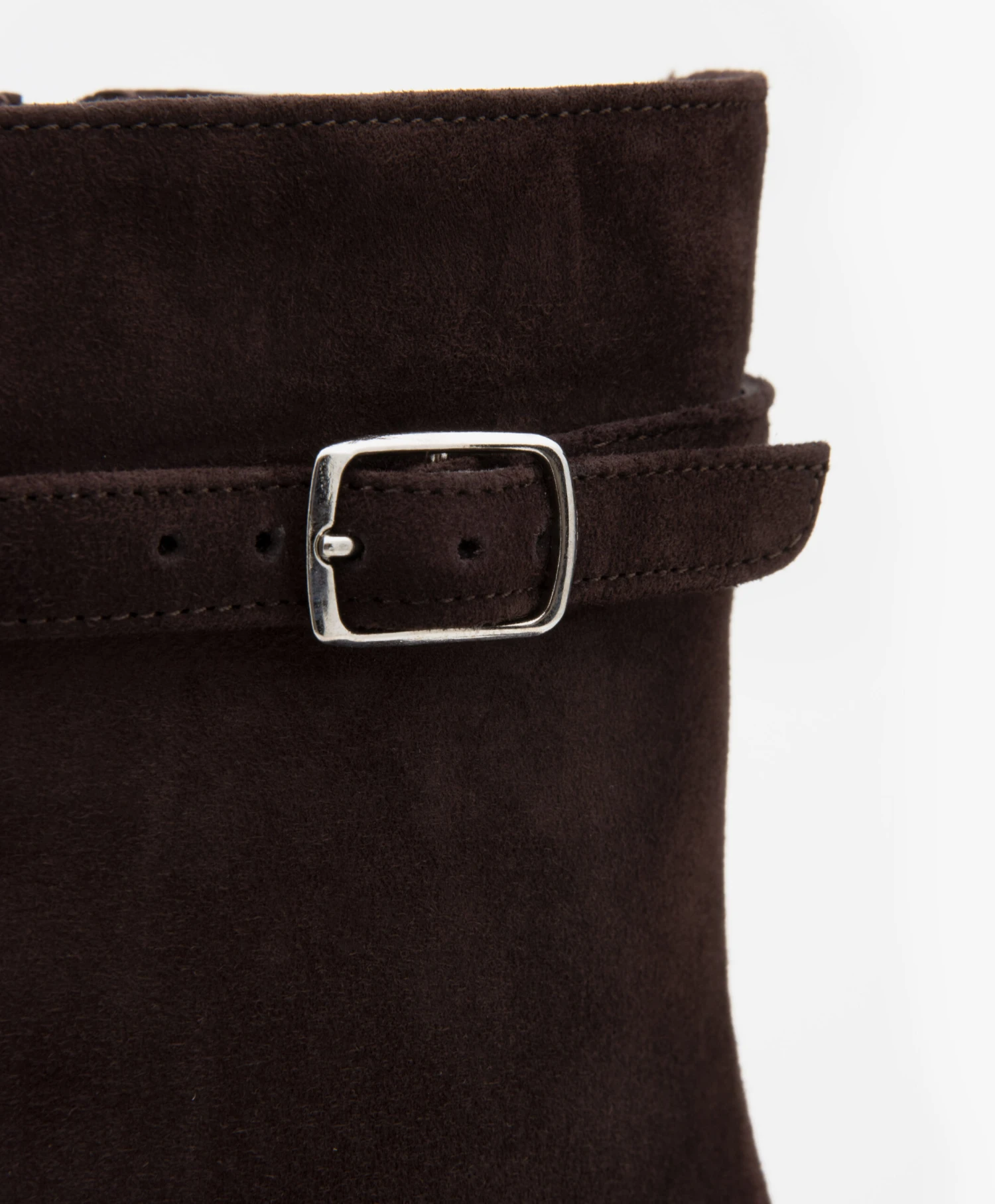 Panara Suède Leren Enkellaarzen - Donkerbruin 11 Panara Suède Leren Enkellaarzen - Donkerbruin - Afbeelding 11