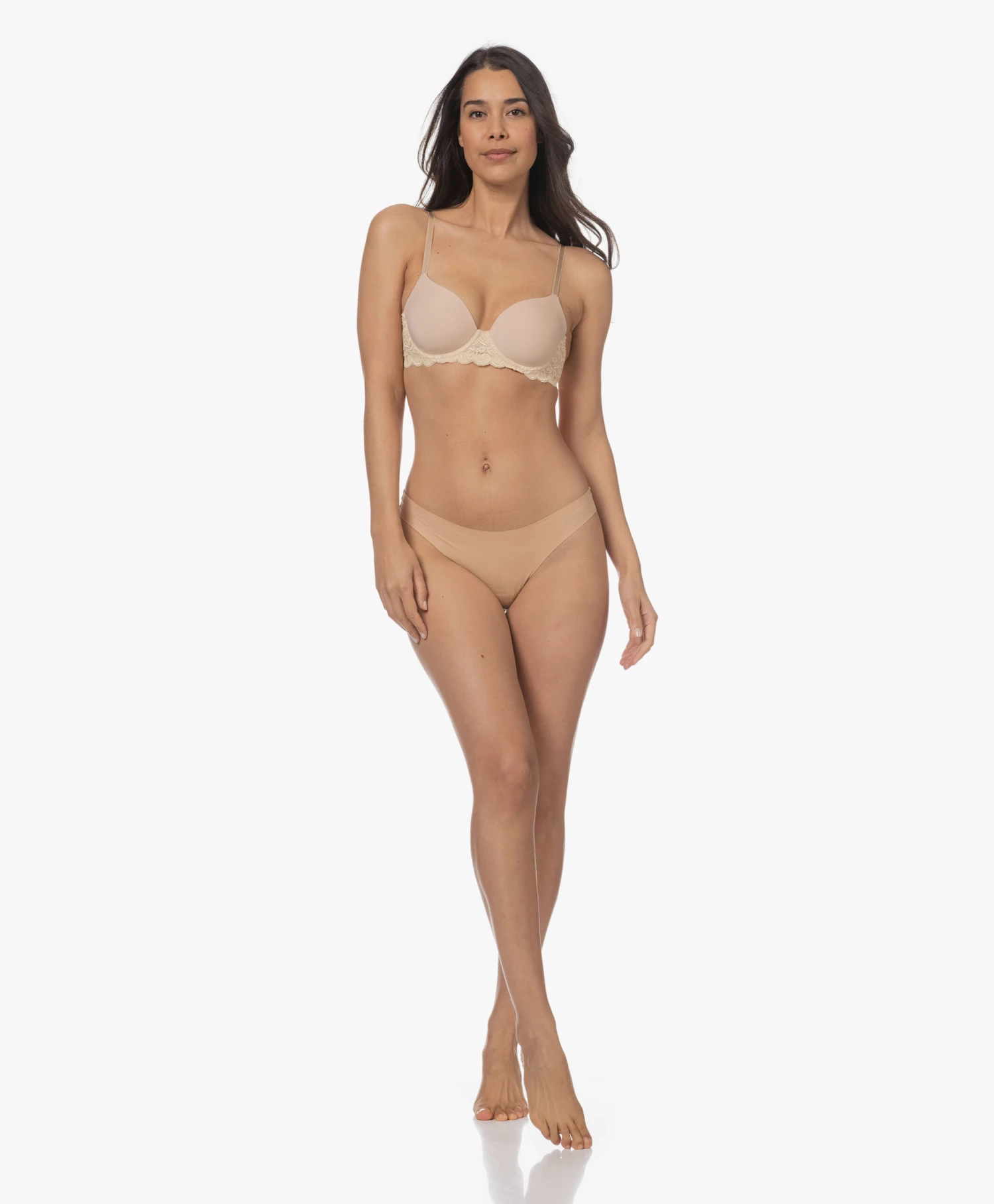 Hanro Invisible Cotton String - Beige 5 Hanro Invisible Cotton String - Beige - Afbeelding 5