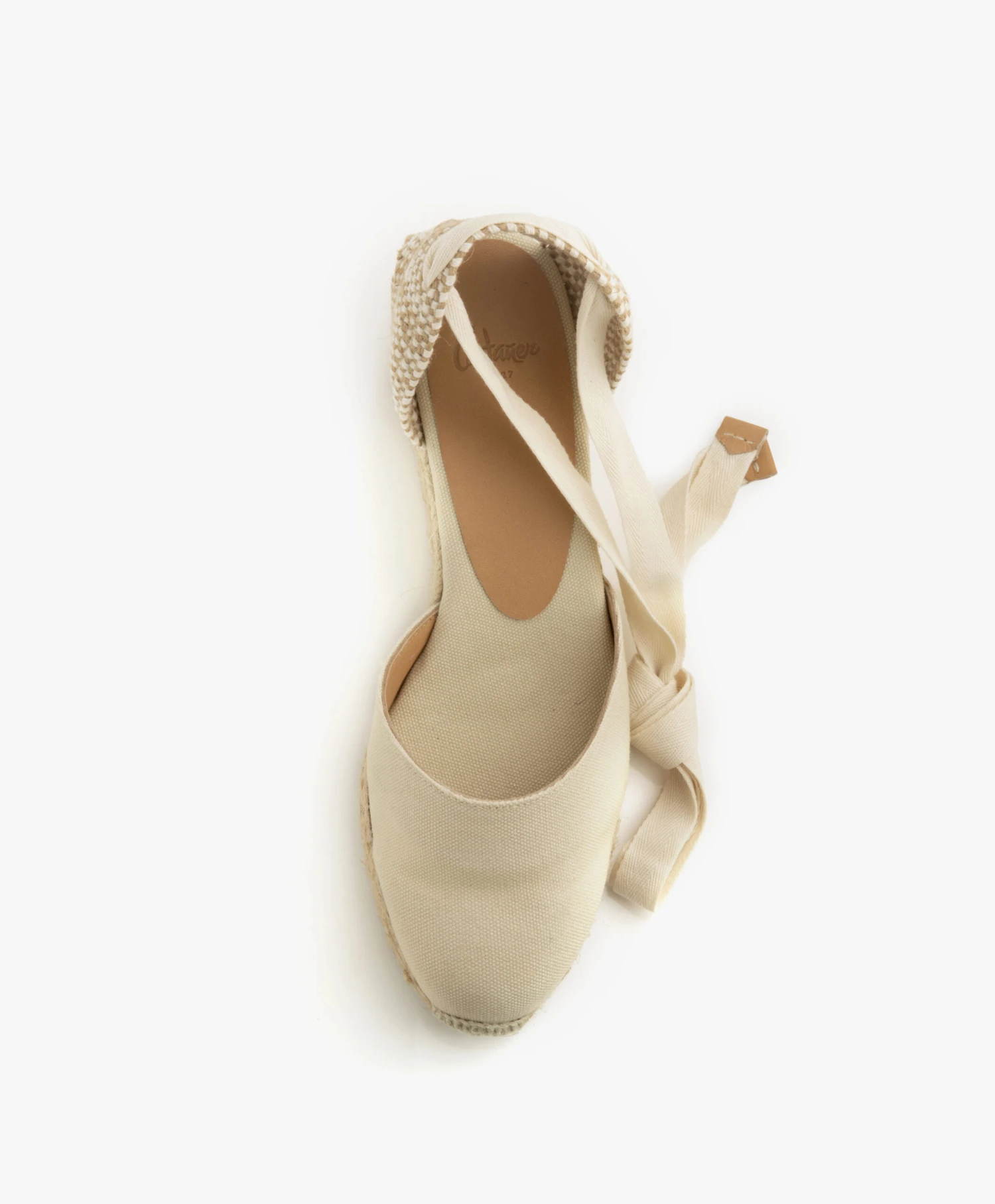 Castañer Carina 7Cm Canvas Sleehak Espadrilles - Ivoor 9 Castañer Carina 7Cm Canvas Sleehak Espadrilles - Ivoor - Afbeelding 9