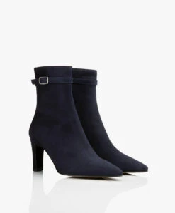 Panara Suède Leren Enkellaarzen - Donkerblauw -Mode Kleding 93b3a943 7610 41a8 a734 7cb1879fe772 15