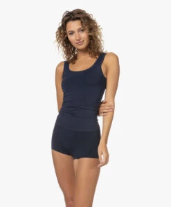 Hanro Touch Feeling Tanktop - Deep Navy -Mode Kleding 94ceac97 e136 43bd 992f a5f6e883be54 290